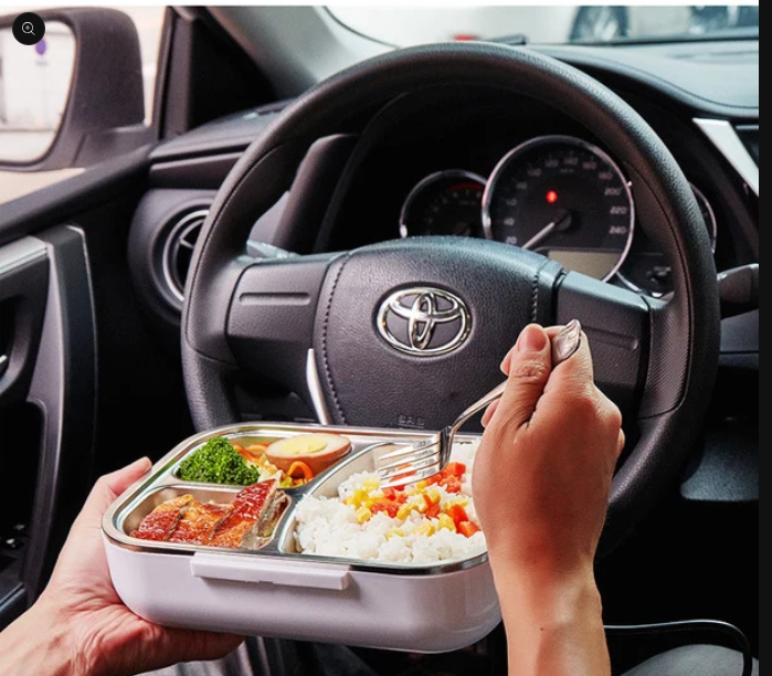 Lunch Box Chauffante Électrique — Mangez Chaud Partout, Sans Micro-ondes, Sans Compromis