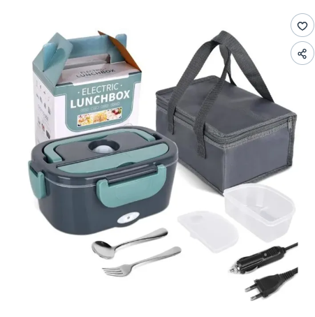 Lunch Box Chauffante Électrique — Mangez Chaud au Bureau, en Voiture ou sur Chantier, Sans Micro-Ondes et Sans Compromis