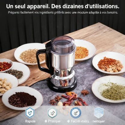 Mini Broyeur Électrique Pro — Mouture Parfaite en 5 Secondes